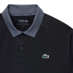 Polo Lacoste Tennis X Novak Djokovic On Court Noir