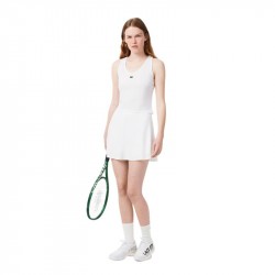 Promo Débardeur Femme Lacoste Sport Ultra Dry Blanc