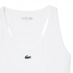 Débardeur Femme Lacoste Sport Ultra Dry Blanc