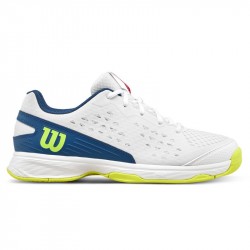 Chaussure Enfant Wilson Rush Pro L Toutes Surfaces Blanc
