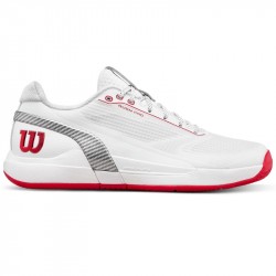 Chaussure Wilson Rush Pro 5 Toutes Surfaces Blanc/Rouge