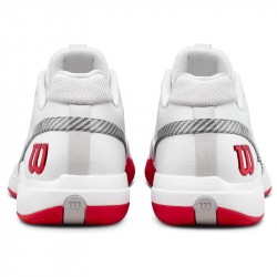 Chaussure Wilson Rush Pro 5 Toutes Surfaces Blanc/Rouge