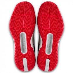 Chaussure Wilson Rush Pro 5 Toutes Surfaces Blanc/Rouge