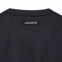 Prix Tee-Shirt Lacoste Tennis Jacquard Ultra Dry Noir