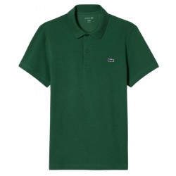 Vente Polo Lacoste Sport Regular Fit Coton Mélangé Vert