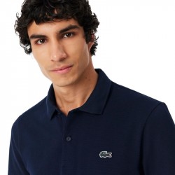 Prix Polo Lacoste Sport Regular Fit Coton Mélangé Bleu Marine