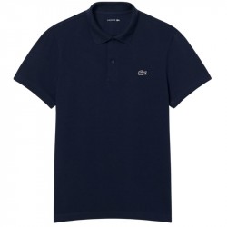 Vente Polo Lacoste Sport Regular Fit Coton Mélangé Bleu Marine