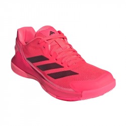 Promo Chaussure De Padel Adidas Crazyquick LS Rose
