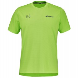 Tee-Shirt De Padel Babolat Crew Neck Lebron Vert