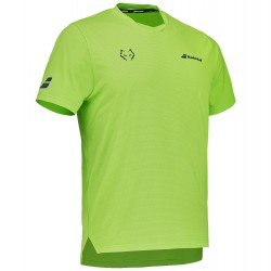 Prix Tee-Shirt De Padel Babolat Crew Neck Lebron Vert