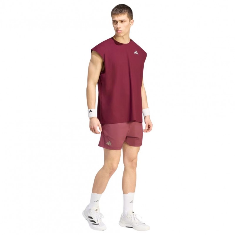 Short Adidas 2 en 1 Climacool Bordeaux