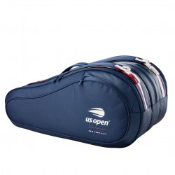 Achat Sac Wilson Tour 12 Raquettes US Open 2026 Bleu Marine