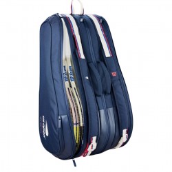Promo Sac Wilson Tour 12 Raquettes US Open 2026 Bleu Marine