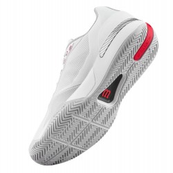 Vente Chaussure Wilson Rush Tour 5 CTC Toutes Surfaces Blanc
