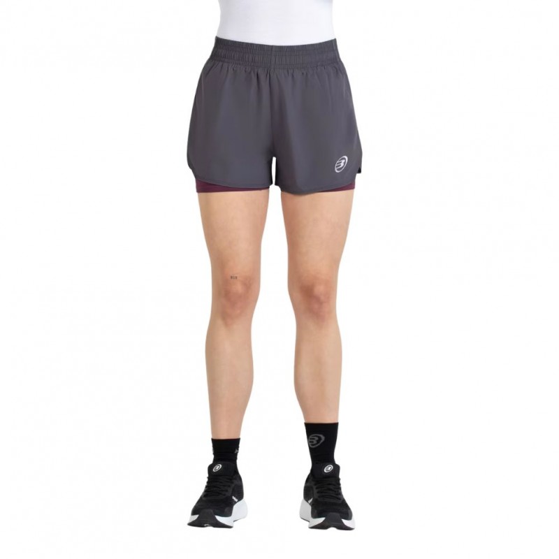 Short Femme Bullpadel Orfeu Gris Foncé