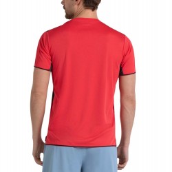 Vente T-shirt Bullpadel Mensa Rouge