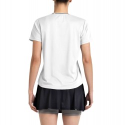 Vente Tee shirt Femme Bullpadel Tilian Blanc