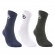 3 Paires de Chaussettes Bullpadel Noir/Blanc/Bleu Marine