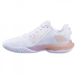 Vente Chaussure Femme Babolat Jet Tere 2  Premium Toutes Surfaces Blanc