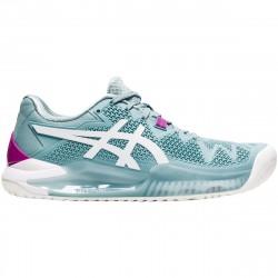 Chaussure Femme Asics Gel Resolution 8 Turquoise
