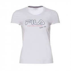 Tee shirt Femme Fila Svenja Blanc