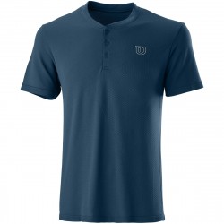 Tee Shirt Wilson Seamless Henley II Bleu Marine