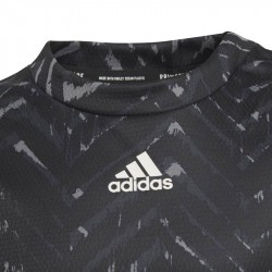 Prix Tee Shirt Junior Adidas Printed Freelift Noir