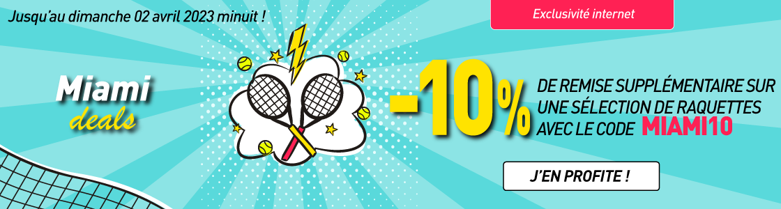 Promo raquette de tennis
