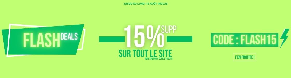 Profitez de 15% supplémentaires 