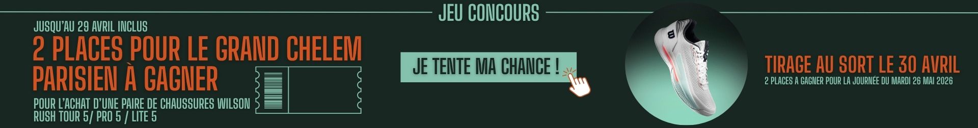 Nouveaut&eacute; chaussures Wilson Rush Tour/Pro/Lite 2026