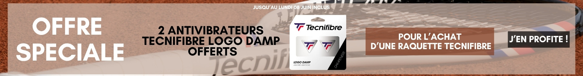 Antivibrateurs Tecnifibre Offert Pour l'achat d'une raquette Tecnifibre