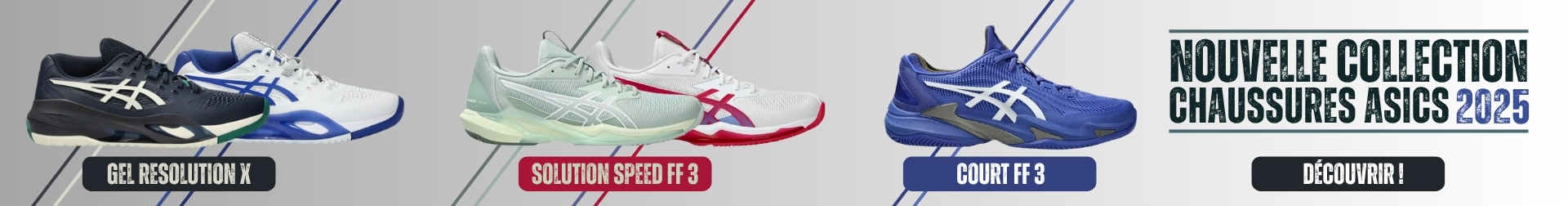 Nouvelle collection chaussures Asics 2025