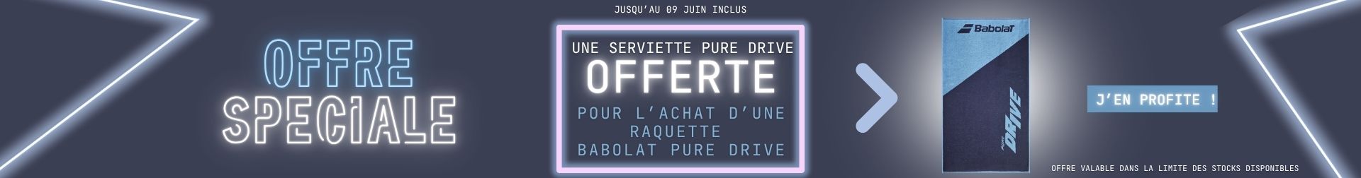 Offre Babolat Serviettes Pure Drive